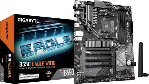Gigabyte B550 EAGLE WIFI6 Mainboard Sockel (PC) AMD AM4 Formfaktor (Details) ATX