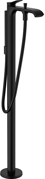 Hansgrohe Vivenis Fertigmontageset 75445670 Wannenarmatur, bodenstehend, mattschwarz