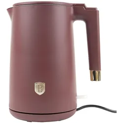 BerlingerHaus Design Wasserkocher, Wasserkocher, Rot, Gold