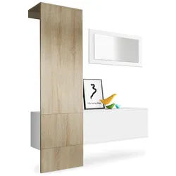 GARDEROBE Carlton Paneel in Eiche sägerau