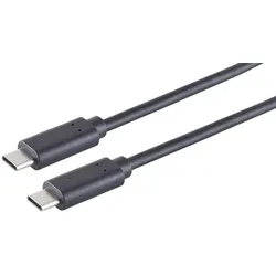 USB Kabel 3.2 USB Typ C Stecker > USB Typ C Stecker Gen. 2x2 schwarz 0,25m