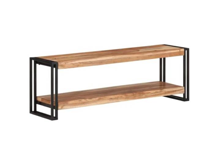 Makastle TV-Schrank Massivholz Akazie 120x30x40 cm Braun