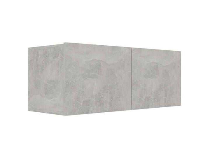 Magnifique Gris Banc TV - Ensemble de meubles TV 4 pcs Gris béton - Bois d'ingénierie &&67941