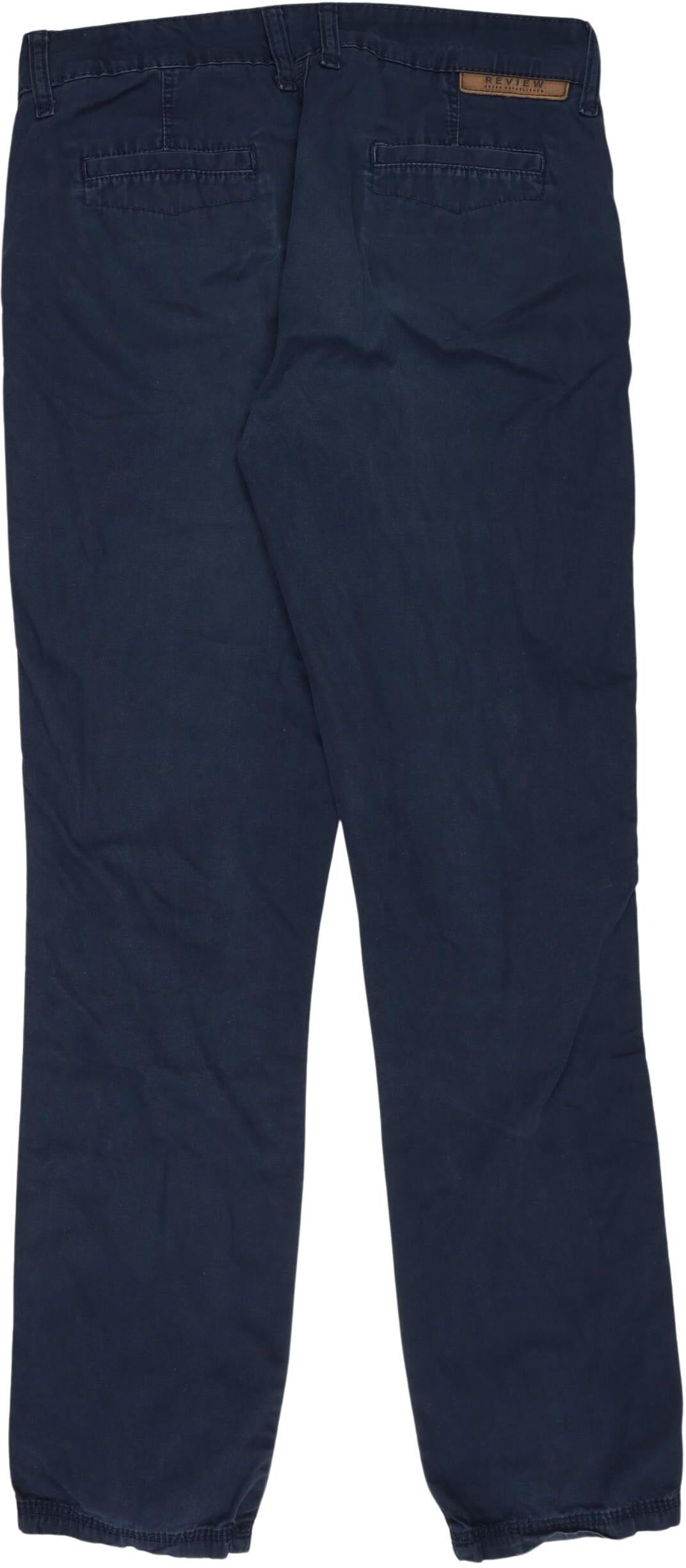 Review Herren Stoffhose, Marineblau, Gr. S, Baumwolle - Second Hand