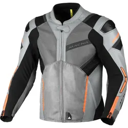 Macna Galvic perforierte Motorrad Leder-/Textiljacke 52