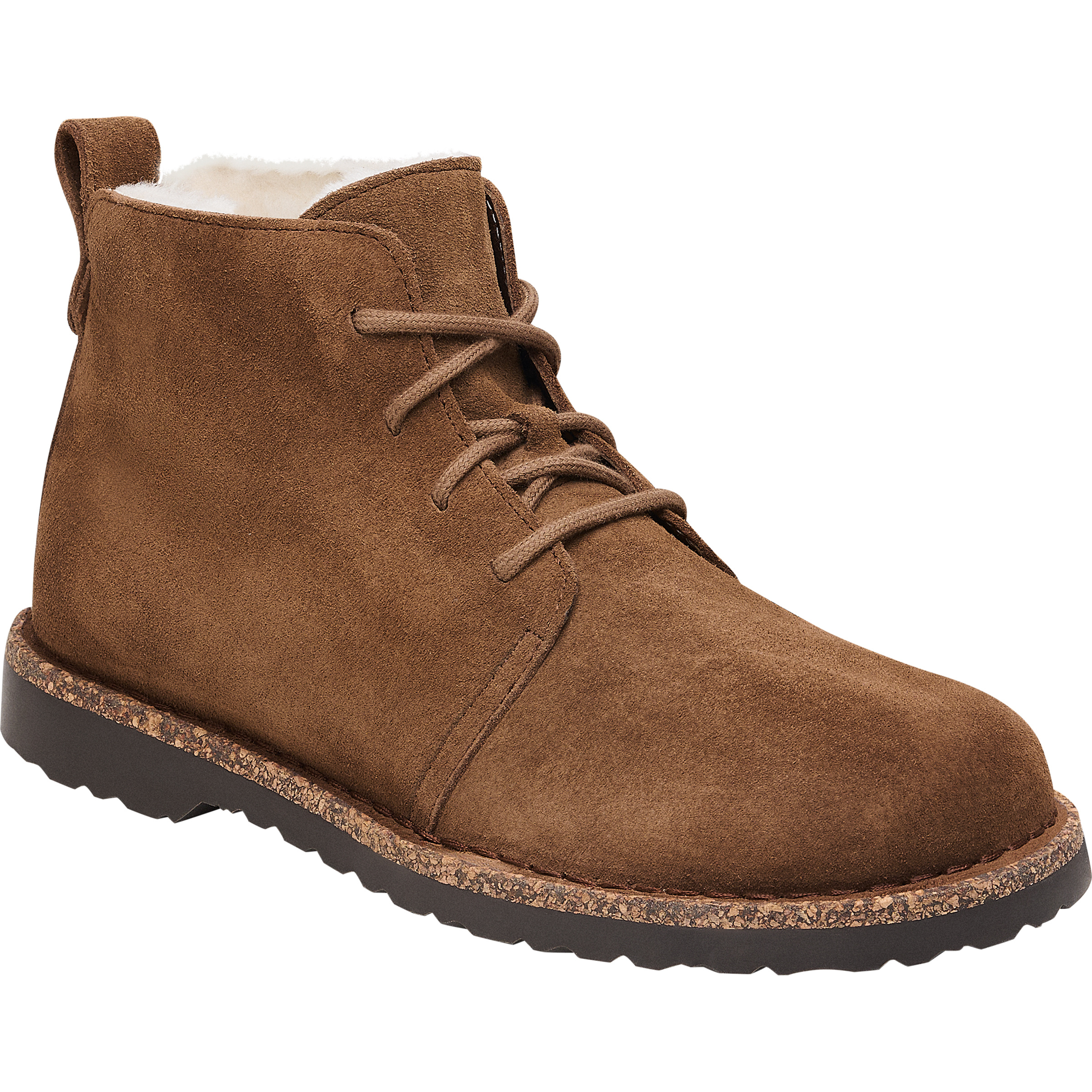Birkenstock Uppsala Mid Shearling Suede Narrow Damen Freizeitschuhe braun Größe 37 Lifestyle