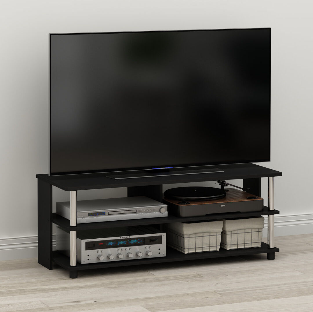 Ebern Designs TV Stand for TVs up to 43" Americano/Stainless Steel 43"