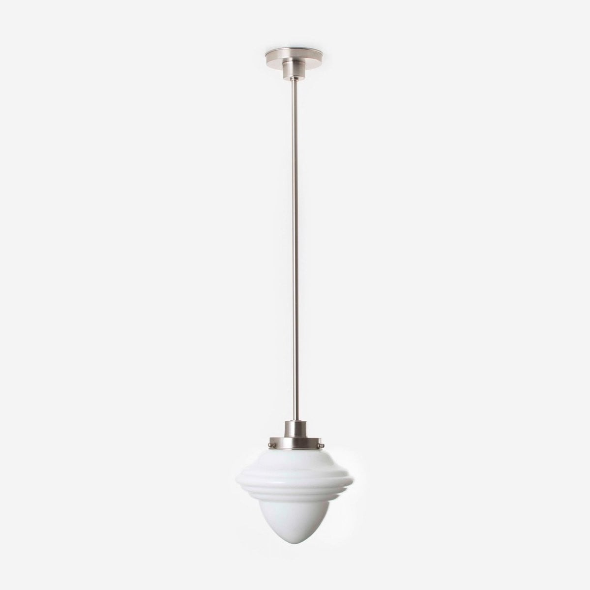 Hanglamp Acorn Medium Matnikkel Art Deco Trade