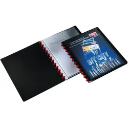 Durable Sichtbuch DURALOOK Easy plus sw 20 Hüllen tr Vordertasche