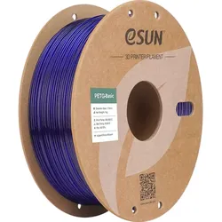 eSUN PETG-Basic Filament, 1,75mm, 1kg - Farbton: Translucent Blue