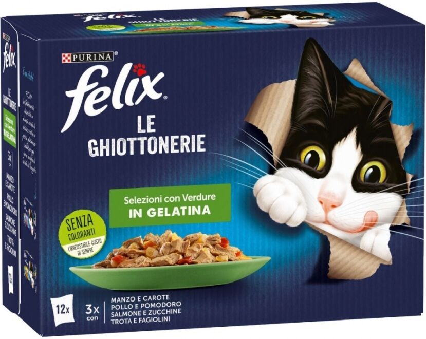 Purina FELIX LE GHIOTTTONERIE VERDURE