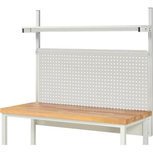 Rau System-Aufbau Komplettset 01, für Arbeitstisch/Werkbank mit Produktbreite 150cm