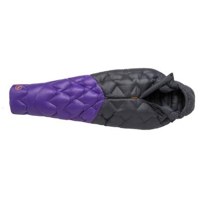 Big Agnes - Fly Creek UL 25 - Daunenschlafsack Gr Long - 198 cm Schwarz/Lila