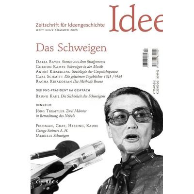 Zeitschrift für Ideengeschichte Heft XIX/2 Sommer 2025, Geheftet von , C.H. Beck, 978-3-406-83110-2