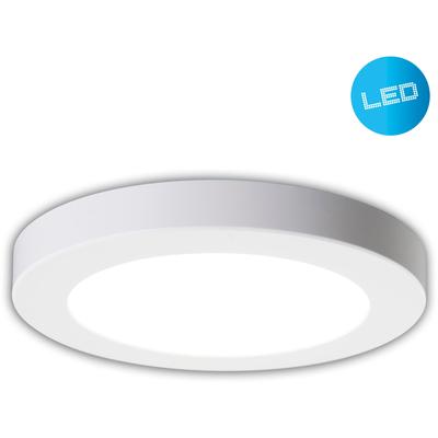 NÄVE LED Deckenleuchte "Bonus", weiß, 1, Ø 16,5cm H: 1,8cm, 1 Stk., Leuchten, Ein- oder Aufbau flexibel, CCT über Geräteschalter, D: 16,5cm, LED Deckenleuchte
