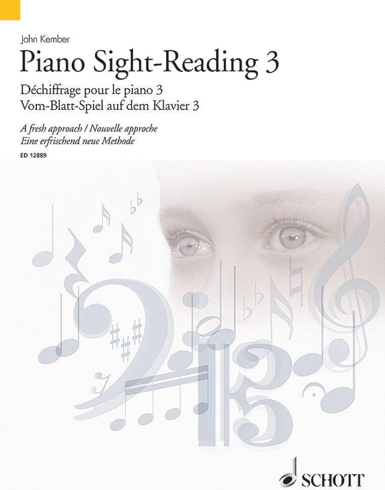 John Kember - Piano Sight-Reading 3/Dechiffrage Pour Le Piano 3/Vom-Blatt-Spiel Auf Dem Klavier 3 - Preis vom 15.10.2026 23:06:25 h