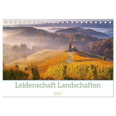 Leidenschaft Landschaften (Tischkalender 2027 DIN A5 quer), CALVENDO Monatskalender