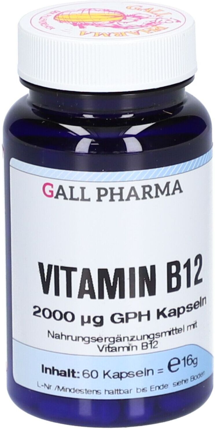Gall-Pharma Vitamin B12 2000 µg GPH Kapseln 60 St