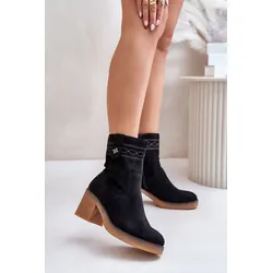 Stiefeletten mit Absatz Model 201167