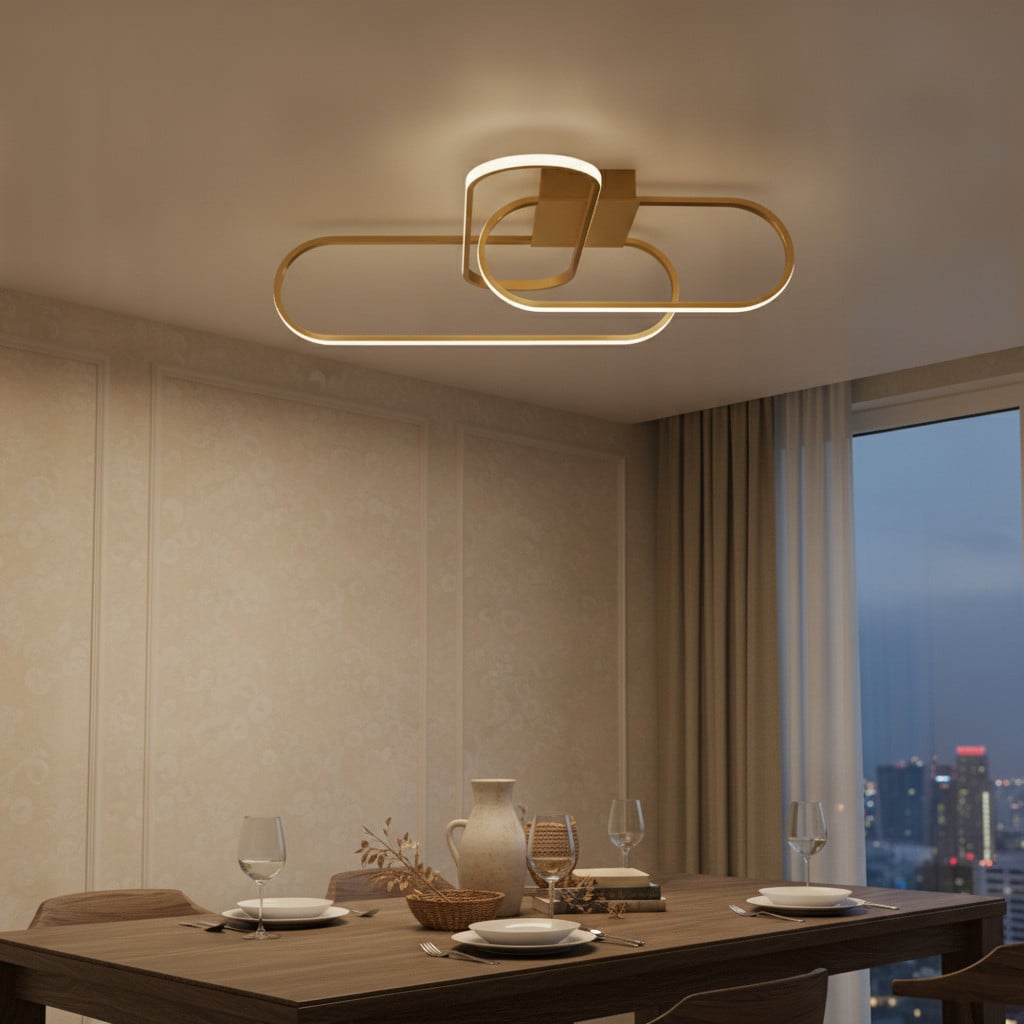 Lyora Design plafondlamp Arte goud/messing
