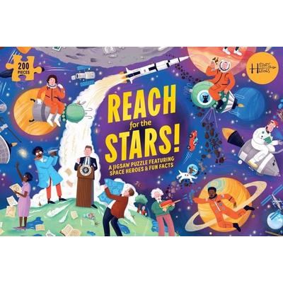 Reach for the Stars!: A 200-Piece History Heroes Space Jigsaw