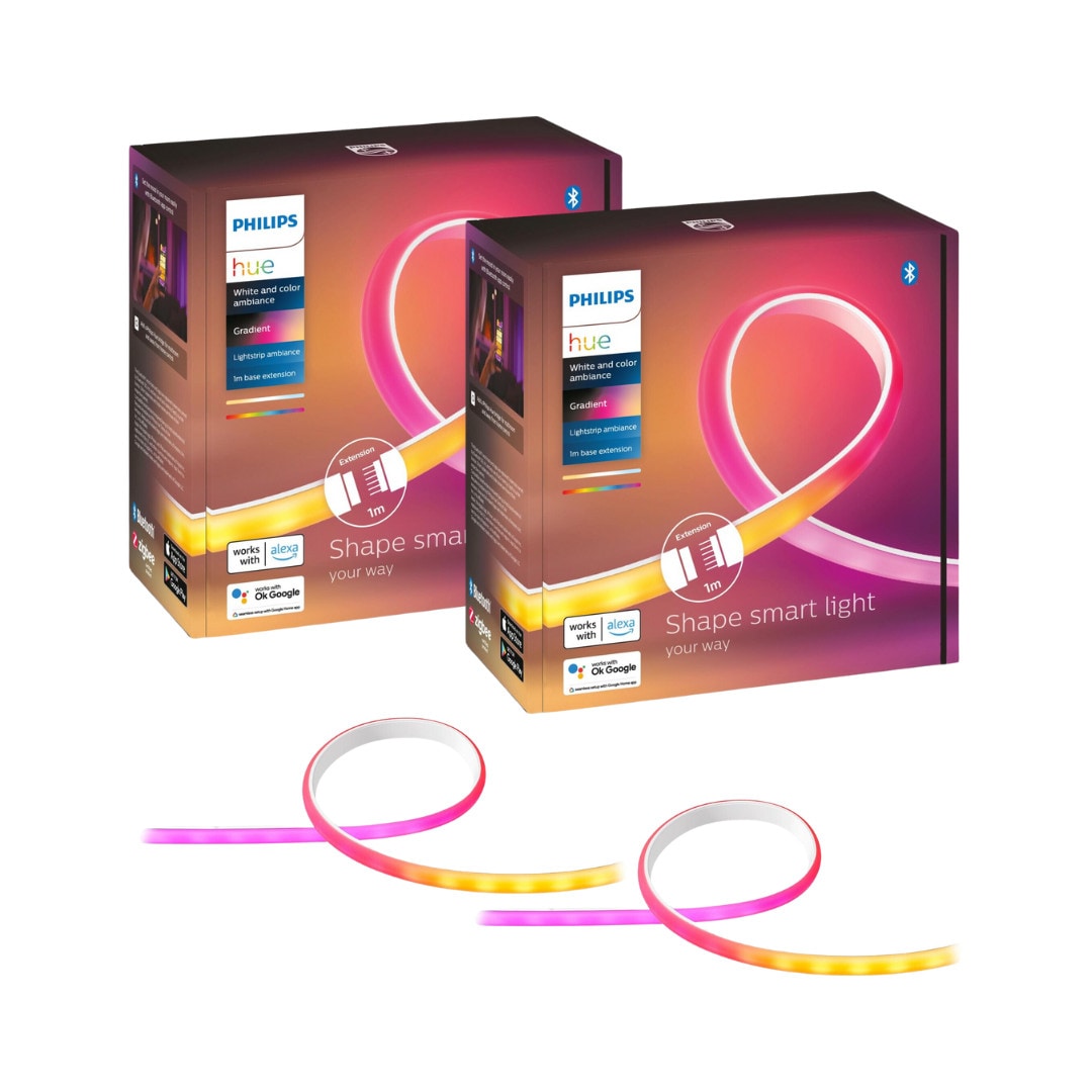 Philips Hue Gradient Ambiance Lightstrip 1m Erweiterung • 2er Pack KU04-11C_2er