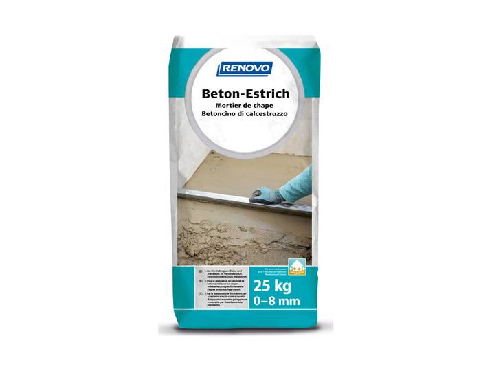 Renovo Beton-Estrich 25 kg 0-8 mm