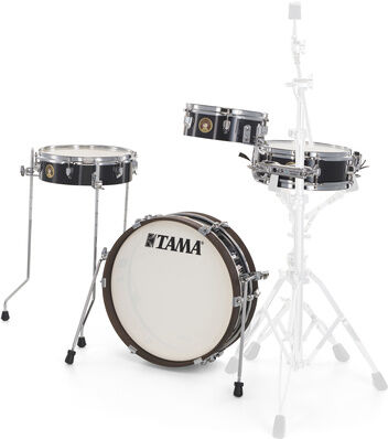 Tama Club Jam Pancake 4pcs Set -HBK Hairline Black