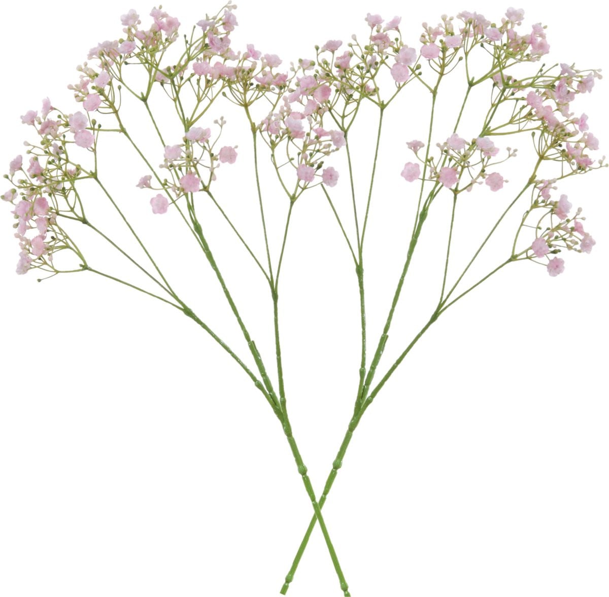 3 stuks Kunstbloemen Gipskruid/Gypsophila takken - Roze - 70 cm
