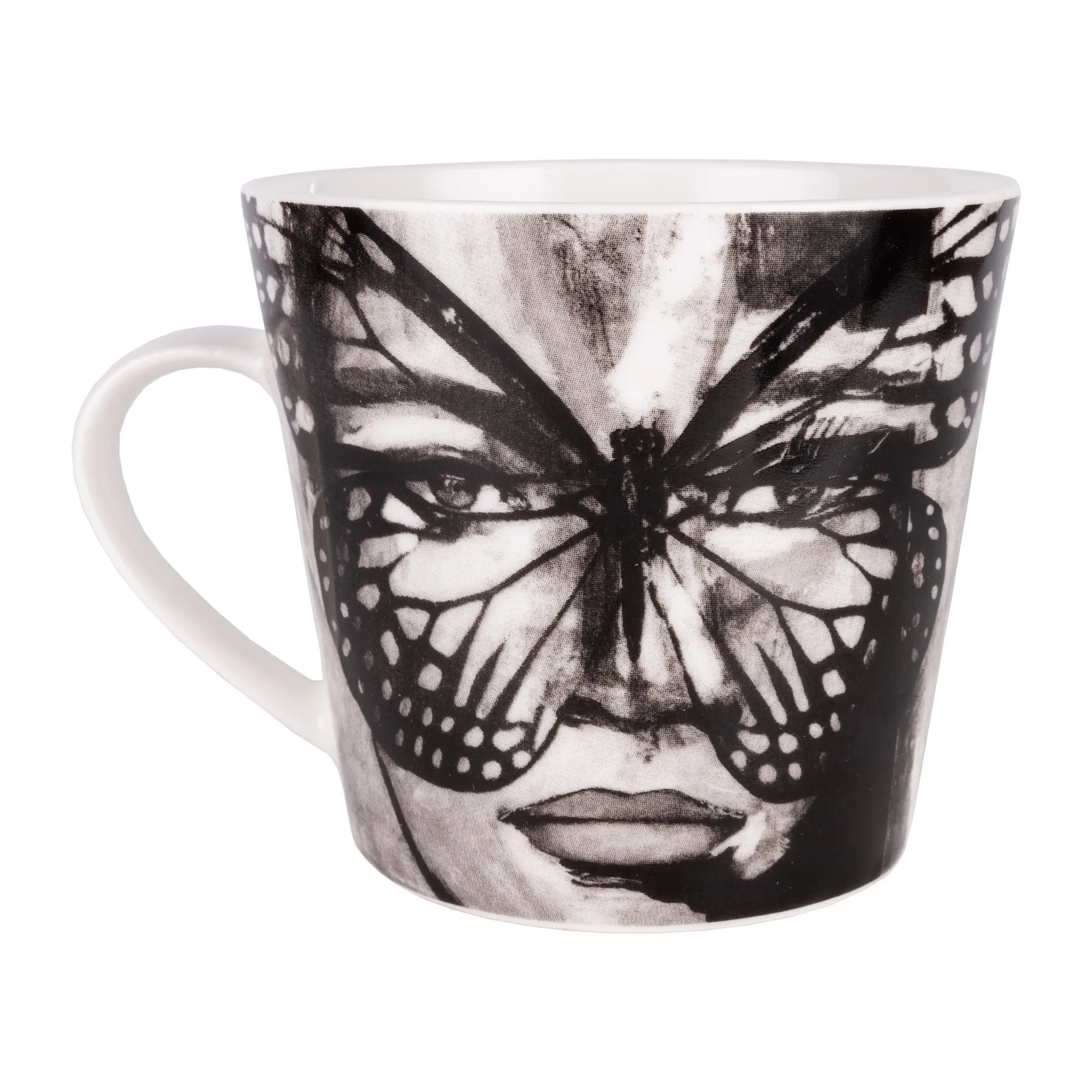 Carolina Gynning Golden Butterfly mok 40 cl Black-white