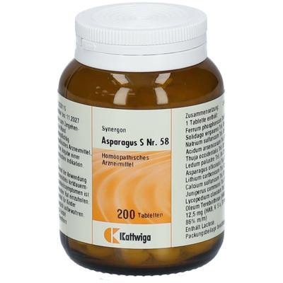 Synergon Komplex 58 Asparagus S Tabletten 200 St