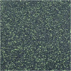 TRENDY SPORT Bodenmatte Rubber Interlocking Flooring Segura 1000 schwarz/grün 0,6 cm