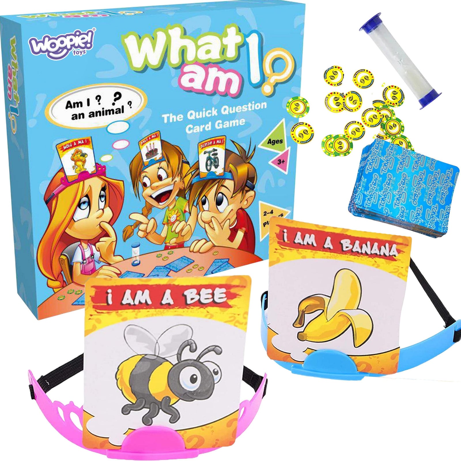 Woopie Wie ben ik? Raad het spel voor familieplezier