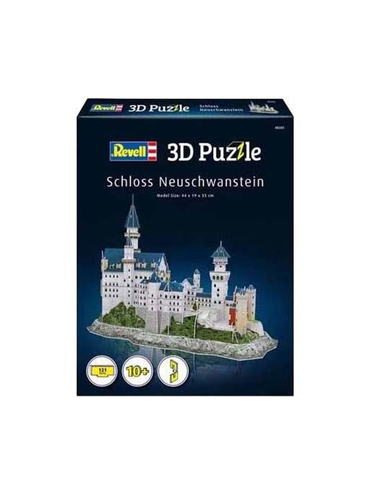 Revell 3D Puzzle Construction Kit Neuschwanstein Castle - 121dlg. 3D Puzzle