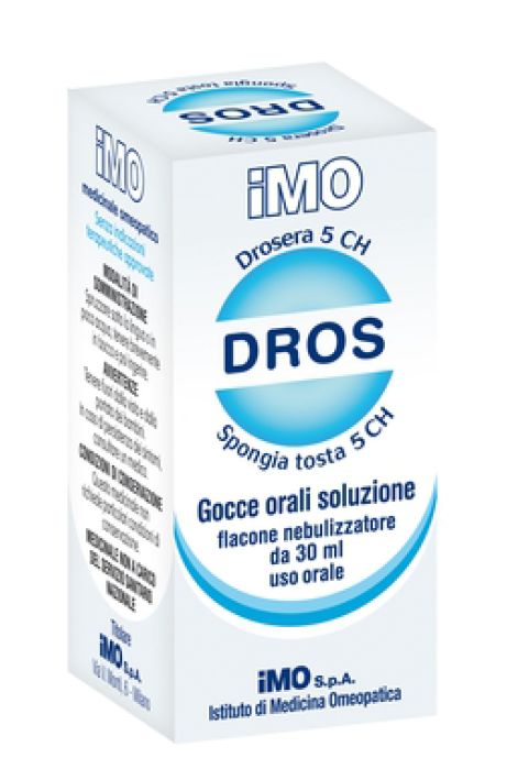 Imo Dros Drosera 5ch Gocce Orali Soluzione Flacone Nebulizzatore Spray 30 Ml