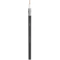Videokabel SC-Vector Plus DZ; 1 x 1,20; PUR Ø 7,10 mm; 75 O; schwarz