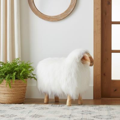 Sagebrook Home Fabric Wood Figurine with Casual Style and Decorative Wooden Accent