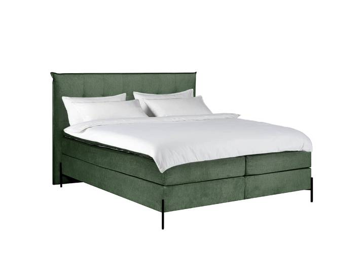 Boxspringbett Temre 180 x 200cm Microfaser Orela Grün
