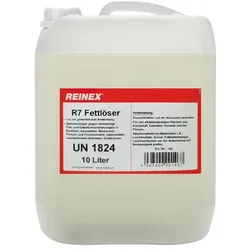 Fettlöser Reinex R7 Spezialreiniger Kanister 10 L kraftvoller Reiniger gegen Fett und Schmutz