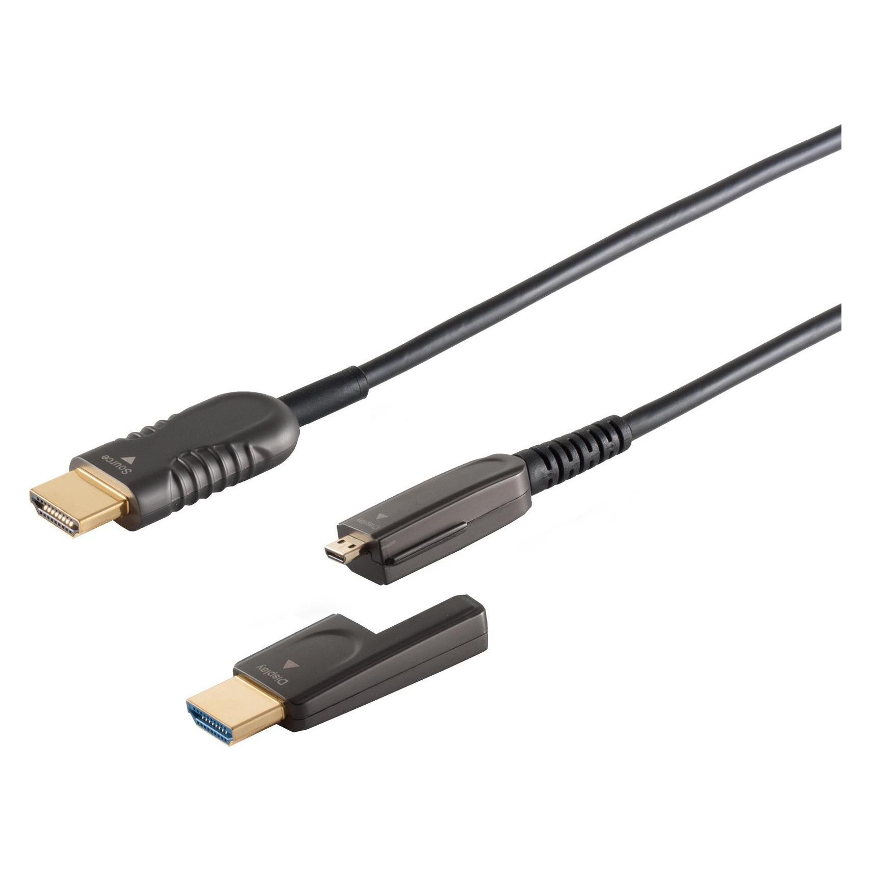 S-Impuls S/CONN maximum connectivity HDMI Anschlusskabel-Optisches HDMI Verlegekabel-Set, 4K, 40,0m (40 m) (30-02495)
