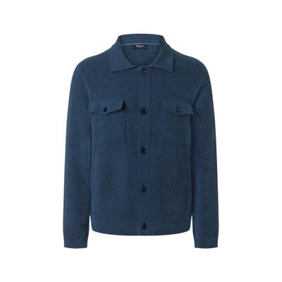 Strickjacke MAERZ MUENCHEN "Maerz Muenchen 544000 Strickjacke Herren Bekleidung", Herren, Gr. 56, blau, 100% Baumwolle, Strickjacken Strickjacke