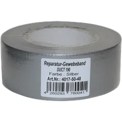 DUCT 190SI - Gewebeband, 48 mm x 50 m, silber
