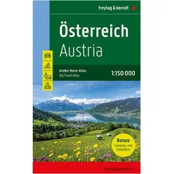 Österreich, Autoatlas 1:150.000, freytag & berndt, Ratgeber von freytag & berndt