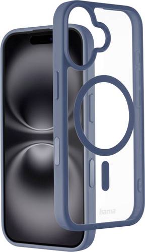Hama Frame Protect Cover Apple iPhone 17 Blau MagSafe kompatibel, Induktives Laden 00232382