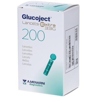 Glucoject Lancets Extra 33 G 200 St Lanzetten