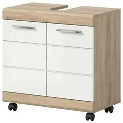 Waschbeckenunterschrank   ¦ holzfarben ¦ Maße (cm): B: 60 H: 60
