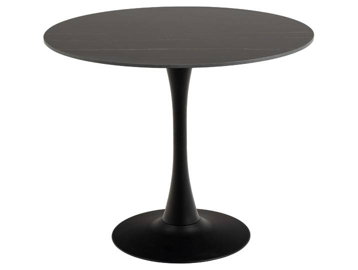 Esstisch ACTONA GROUP Malta , schwarz, B:90cm H:75cm T:90cm, Tische, Esstisch