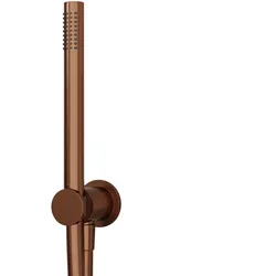 Steinberg Serie 340 Handbrausegarnitur, inklusive integrierter Brauseanschlussbogen, Brauseschlauch, Halter, 3401670BC, Farbe: Brushed Copper