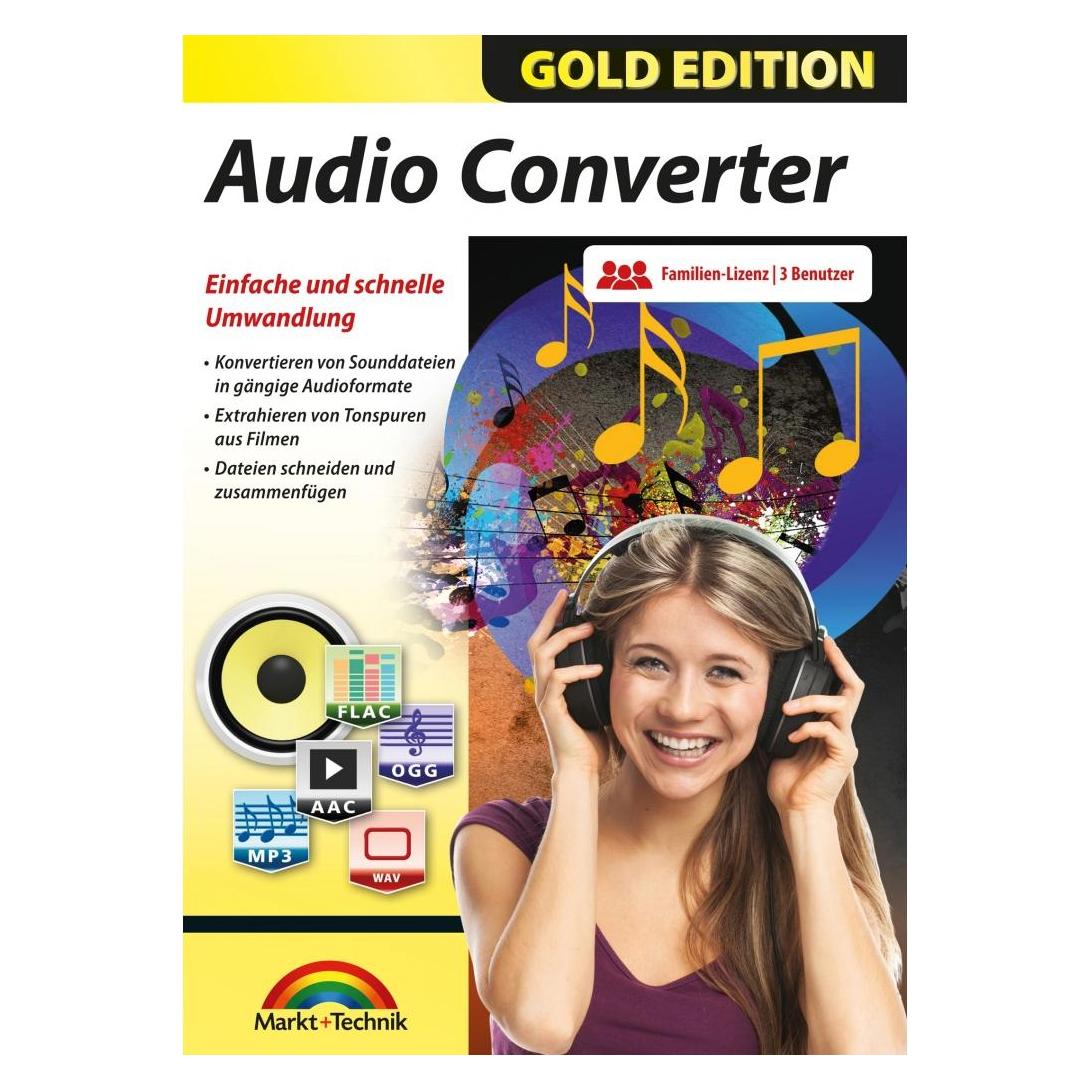 Markt + Technik Audio Converter Ultimate (1 User, 1 Geräte/User, unbegrenzt) (74558)