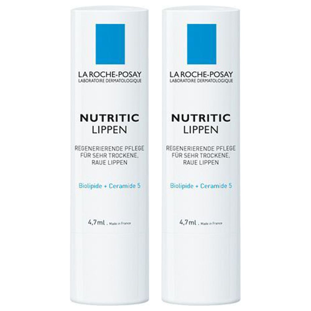 La Roche-Posay Nutritic Lippen-Pflege 2x4,7 ml Stifte